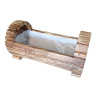 HRADIL Drevený kvetináč s fóliou 50x28x25 cm (š/v/h)