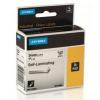 páska DYMO PROFI D1 RHINO Black On White Self-Laminating Tape (24mm)