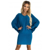 Dámske netopierie šaty 402-3 tyrkysové - Numoco XXL/XXXL