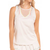 Dámsky top Lucky in Love Desert Vibes Arrow Stripe Tank - white - Biely (XS)