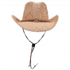 Fox Outdoor klobúk slamený so šnúrkou, hnedý