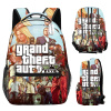 Barebag Detský / študentský batoh s potlačou celého obvodu motív GTA