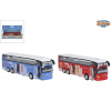 2-Play Traffic autobus 12,5 cm kov voľný chod, 2 farby