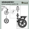 HAUCK Koleso predné RAPID 3 BLACK