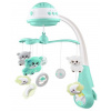Kolotoč nad postieľku BABY MIX kolotoč nad postieľku so svetelným projektorom mint (5902216920330)