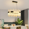 NEDES LED krištáľový luster + diaľkový ovládač 70W - J6315/C