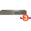 Tenda TEG5310P-8-150W Gigabit L3 PoE Switch 130W, 8x 1Gb/s PoE, 2x RJ45/SFP, STP, IGMP, VLAN, Rack