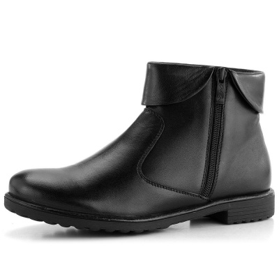 Ara dámska kožená členková obuv so zipsom čierna Liverpool 12-39515-01 - 37.5