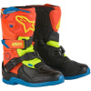 ALPINESTARS topánky TECH 3S KIDS, detské, oranžové fluo/modré/žlté fluo/čierne, 2025, veľ. 32