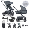 EASYWALKER SET Kočík 4v1 Harvey⁵ Premium Mineral Grey XXL RWS + CYBEX Aton B2 i-Size