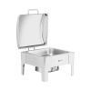 Chafing dish - GN 2/3 - Royal Catering - 5,3 l - 1 palivový článok - polkruhový RCCD-RT11 6L