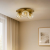 EMIBIG LIGHTING Stropné svietidlo Solar, čierne/grafitové, 3-plameňové - 1128/3