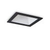 Zápustné - podhľadové svietidlo Ideal LUX GAME SQUARE BLACK WHITE 192406
