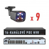 Techage IP – 9 kamerový set 8 MP BULLET-BLI+RB