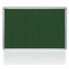 Filcová zelená tabuľa v hliníkovom ráme 120x90 cm