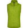 James & Nicholson | JN 48, Dámska mikrofleecová vesta, zelená lime, XXL