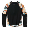 SMARTWOOL W MOUNTAIN BIKE LONG SLEEVE JERSEY, black - XS