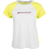 Tommy Hilfiger COTTON MIX TOP LOGO biela,žltá,červená Dámske tričko XS