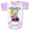 BABY´S WEAR Kojenecké body - krátky rukáv, ANGEL,ružové veľkosť: 62 (2-4m)