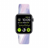AppleKing silikónový remienok so vzorom vodových farieb pre Apple Watch Ultra 49mm / 46mm / 45mm / 44mm / 42mm - fialový - možnosť vrátiť tovar ZADARMO do 30tich dní
