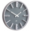 FUTURE TIME Dizajnové nástenné hodiny Future Time FT6010GY Numbers 30cm