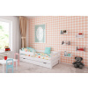 BabyBeds Detská posteľ RYSIO Farebné prevedenie: Biela, Velikost postele: 160x80 cm, Úložný priestor k posteli: Áno, s úložným priestorom