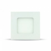 Mini LED panel štvorcový Premium zapustený 3W, 6000K, 210lm, VT-307 (V-TAC)