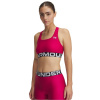 Under Armour Armour HeatGear® Armour Mid Branded Sports Bra Women' Shaded Fushia 10 (S)