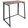 Skladací pracovný stôl v loft štýle 80 x 45 cm hnedá