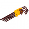 Hoteche Sada kľúčov TORX s otvorom 9 ks, extra dlhé - HT260519