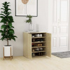 vidaXL Skrinka na topánky dub sonoma 60x35x70 cm drevotrieska 808921