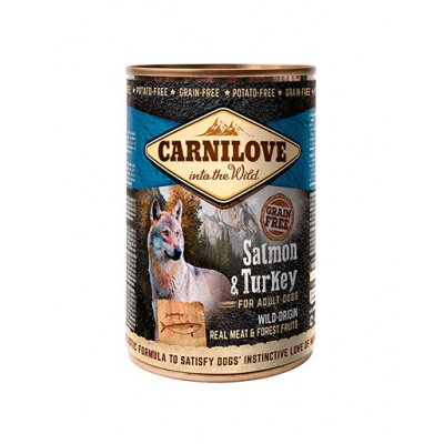 Carnilove Wild Meat Salmon & Turkey 400g - granule pre psov losos morka 400g