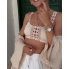 BeChick Krémová podprsenka Boho Lace BeChick ❤ - M/L