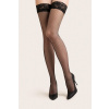 Spodné prádlo - Samodržiace pančuchy kabaret 151 Black S/M