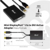 Club3D Adaptér aktívny mini DisplayPort 1.aktívny adaptér DVI-D 2 na Dual Link, 4k30Hz, 60cm CAC-1130