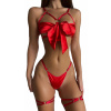 Červený komplet Naughty Gift, XL–XXL