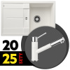 BLANCO SET 09-D 25 METRA 45 S + KANO-S biela