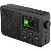 Denver DAB-57 111111000630 stolný rádio, DAB+, DAB, FM, USB, AUX, funkcia alarmu, čierna; 111111000630