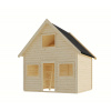 Detský domček KARIBU KALLE (44577) natur LG4494 - ks - ks - unisex - nie - od 3 let - KARIBU HOLZTECHNIK - drevené domčeky - drevo - prírodná - 2,32m - 1,84m - 2,13m - 328kg - 3,92m2 KARIBU HOLZTECHNI
