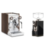 Biepi Sara PID, white/wood + Eureka Mignon Turbo, CR black