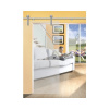 Posuvné dvere sklenené 820 x 2043 mm, sklo číre