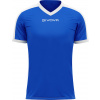 Futbalový výstrih Givova Revolution Interlock modrá biela MAC04 0203 Veľkosť: S