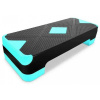 Bedýnka SEDCO AEROBIC STEP 68x28x10-15, černá/modrá