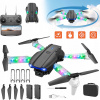DRON E99 S 2 KAMERAMI ZAWIS OBCHÁDZANIE PREKÁŽOK WIFI, SKLOPNÝ HD DRONE RC