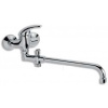 Novaservis Metalia 55 paneláková batéria bez príslušenstva 100 mm Chróm 55037/1,0