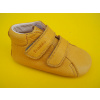Detské kožené topánočky Froddo Prewalkers G1130013-16L dark yellow BAREFOOT
