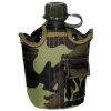 MFH poľná fľaša plastová, 1 l, nylonový obal - WOODLAND CZ vz. 95