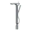 Laufen Kartell vanová baterie (disk), vč. 1 plastového disku v provedení transparent, chrom H3213310041211