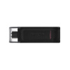 Kingston USB kľúč DT70 128GB USB-C 3.2 Gen 1, čierny (MUK-0031-KIN-256GB)