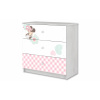 Baby Boo Disney 80 x 40 x 80 cm viacsektorový komoda (Detská komoda pre deti Disney Baby Boo Designs!)